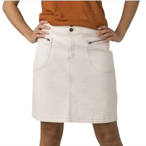 NWT PrAna Broadway Skirt In Natural Size 8